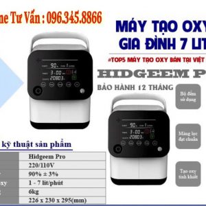 Máy Tạo Oxy 7 Lít Hidgeem Pro