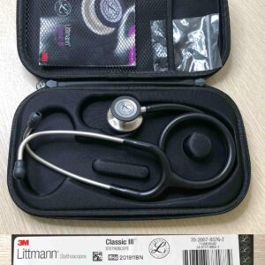 Ống nghe Littmann Classic III màu đen 5620 được tặng kèm túi bảo quản cao cấp