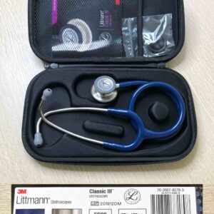 Ống Nghe Littmann Classic III Màu Xanh Navy 5622 được tặng kèm túi bảo quản cao cấp