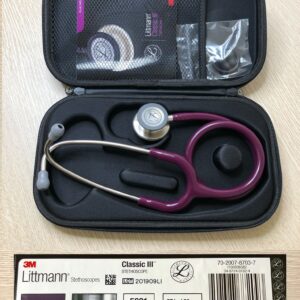 Ống Nghe Littmann Classic III Màu Mận Plum 5831 thiết kế 2 mặt tiện dụng thăm khám tổng quát cho người lớn và trẻ em