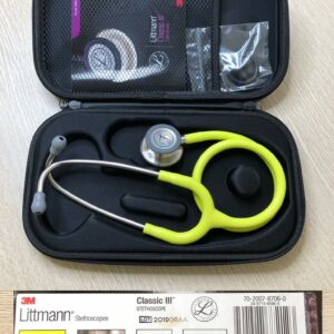 Ống nghe Littmann Classic III Màu Vàng Chanh Lemon 5839 được tặng kèm túi bảo quản cao cấp