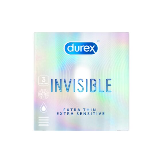 Bao Cao Su Durex Invisible hộp 3 cái