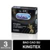 Bao Cao Su Durex Kingtex Hộp 3 cái