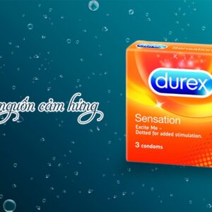 Bao Cao Su Durex Sensation có gai hộp 3 cái