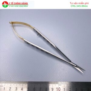 Kéo Cắt Mắt Vàng Thẳng Cong 17 18 cm 16 ytechinhhang keo 1718 vang thang2
