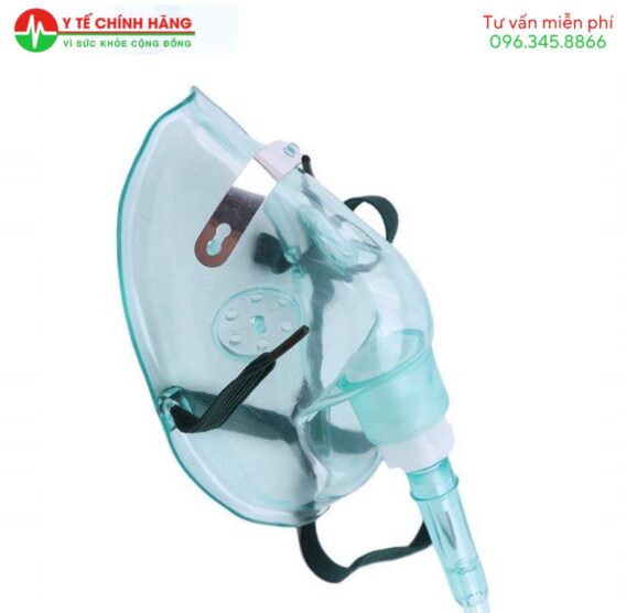 Mask với dây đeo đàn hồi. Kẹp mũi điều chỉnh được.