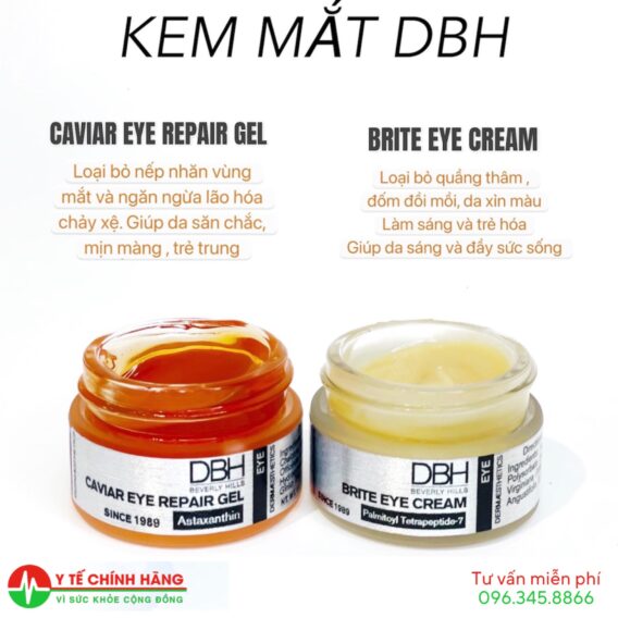  Caviar Eye Repair Gel & Brite Eye Cream DBH