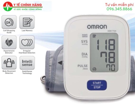 Máy Đo Huyết Áp Omron Hem 7120