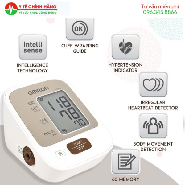 Máy Đo Huyết Áp Omron Hem JP500