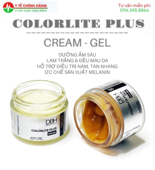 BỘ ĐÔI COLORLTIE CREAM - GEL CHỨA ARBUTIN