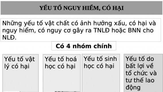 YẾU TỐ NGUY HIỂM, CÓ HẠI