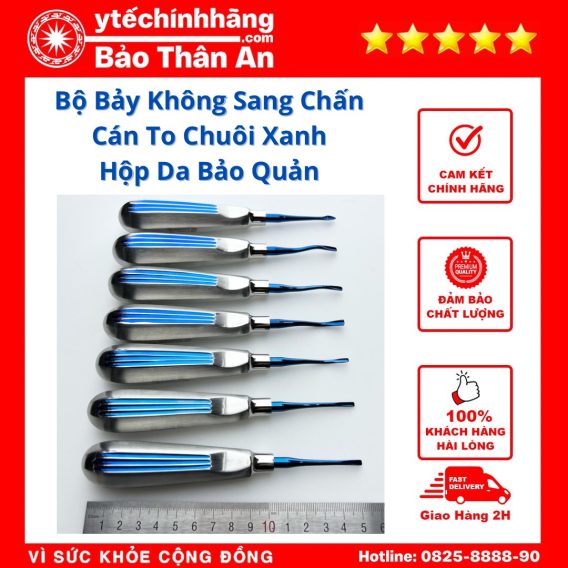 Bộ Bảy Không Sang Chấn Cán To Chuôi Xanh Parkistan