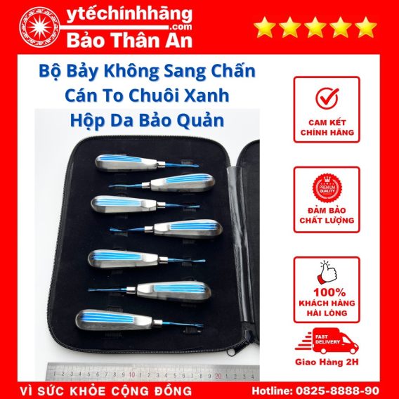 Bộ Bảy Không Sang Chấn Cán To Chuôi Xanh Parkistan