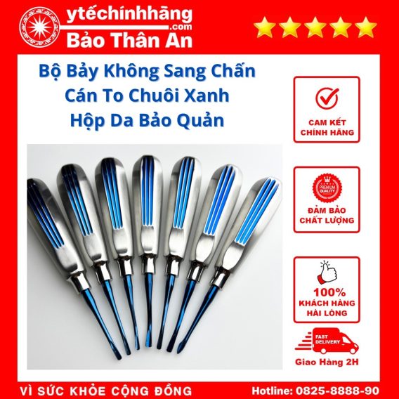 Bộ Bảy Không Sang Chấn Cán To Chuôi Xanh Parkistan