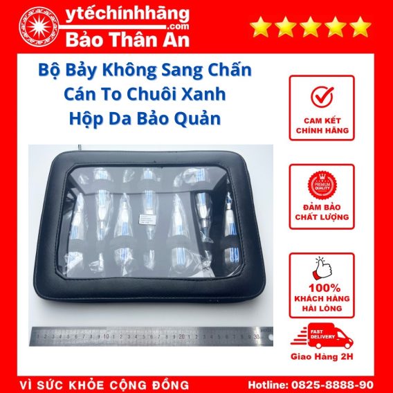 Bộ Bảy Không Sang Chấn Cán To Chuôi Xanh Parkistan