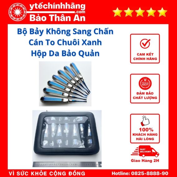 Bộ Bảy Không Sang Chấn Cán To Chuôi Xanh Parkistan