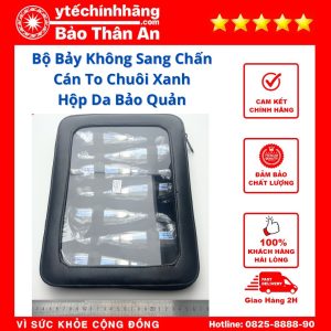 Bộ Bảy Không Sang Chấn Cán To Chuôi Xanh Parkistan