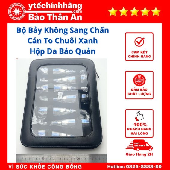 Bộ Bảy Không Sang Chấn Cán To Chuôi Xanh Parkistan