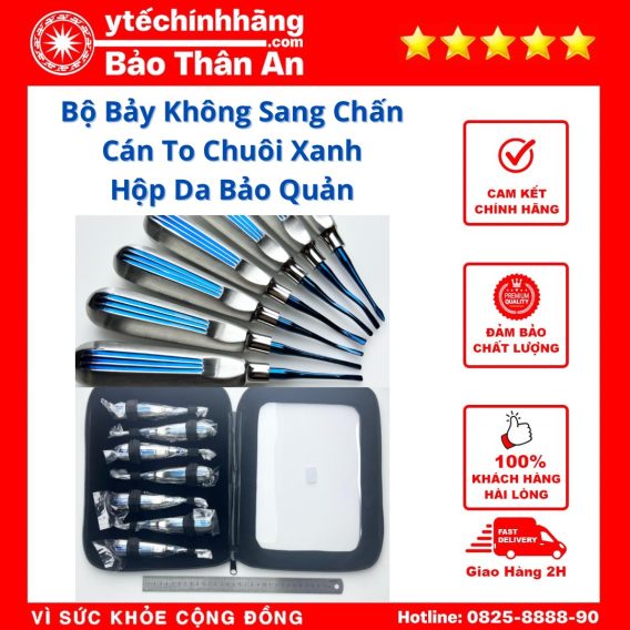 Bộ Bảy Không Sang Chấn Cán To Chuôi Xanh Parkistan