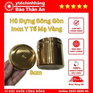 Hu Dung Bong Gon Inox Ma Vang 8x8cm 2