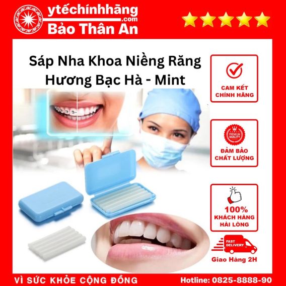 Sáp Nha Khoa Niềng Răng - Hương Bạc Hà - Mint