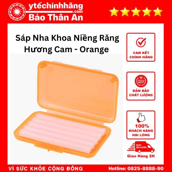 Sáp Nha Khoa Niềng Răng - Hương Cam - Orange