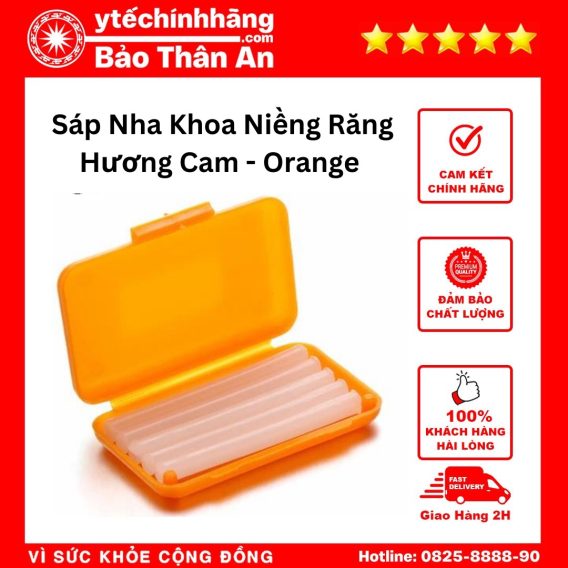 Sáp Nha Khoa Niềng Răng - Hương Cam - Orange