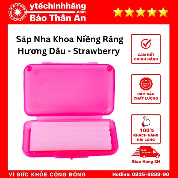 Sáp Nha Khoa Niềng Răng - Hương Dâu - Strawberry