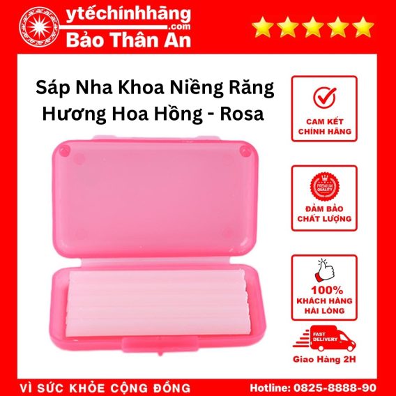 Sáp Nha Khoa Niềng Răng - Hương Hoa Hồng - Rosa