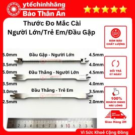 Thước Đo Mắc Cài Người Lớn - Trẻ Em - Đầu Gập
