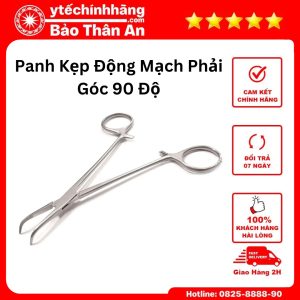 Pank Kẹp động mạch phải góc 90 độ (2)