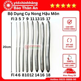Bộ Dụng Cụ Nong Hậu Môn Inox