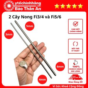 Bộ Dụng Cụ Nong Hậu Môn Inox 31 Dung Cu Nong 2 Dau fi34 56