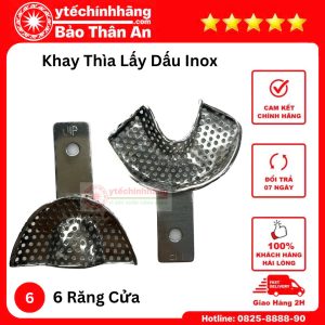 Khay Thia Lay Dau Inox 6 rang cua