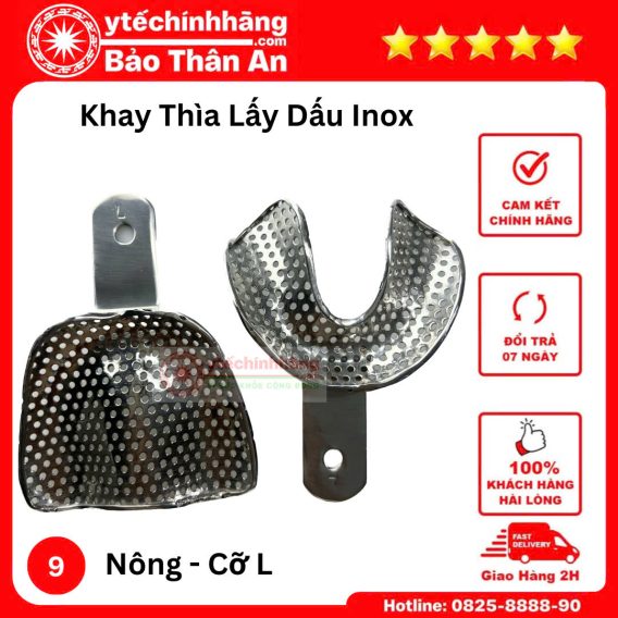 Khay Thia Lay Dau Inox nong co l