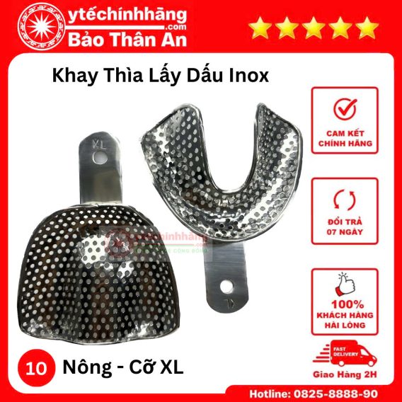 Khay Thia Lay Dau Inox nong co xl