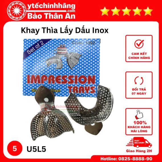 Khay Thia Lay Dau Inox u5l5