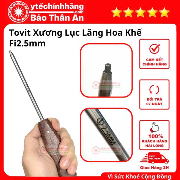 To Vit Xuong Luc Giac Hoa Khe Dau Nho Fi2.5mm