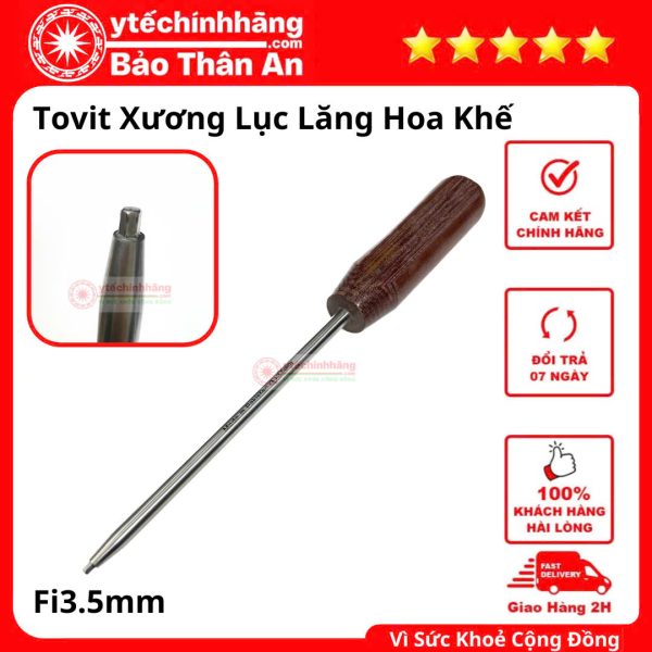 To Vit Xuong Luc Giac Hoa Khe Dau Trung 3.5mm
