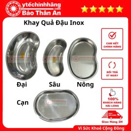 Khay Quả Đậu Inox là dụng cụ y tế có hình dáng giống quả đậu (hạt đậu)
