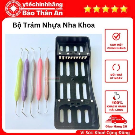Bộ Trám Nhựa Nha Khoa 40 Bộ Dụng Cụ Trám 5 Chi Tiết
