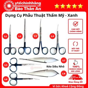 Dụng Cụ Thẩm Mỹ Xanh 9 Dung Cu Tham My Xanh 1