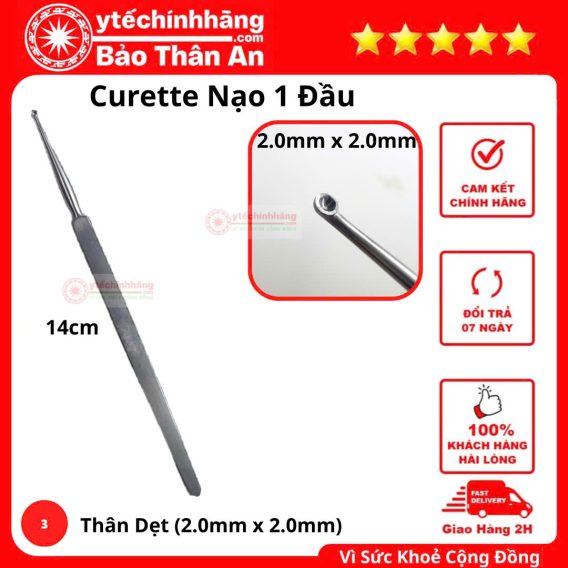 Dụng Cụ Thìa Nạo Curettes 25 Dụng Cụ Thìa Nạo Curettes