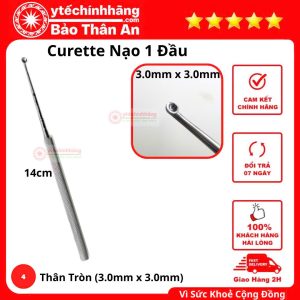Dụng Cụ Thìa Nạo Curettes 17 Dụng Cụ Thìa Nạo Curettes