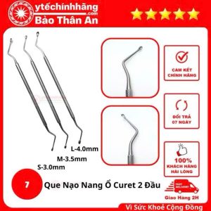 Dụng Cụ Thìa Nạo Curettes 18 Dụng Cụ Thìa Nạo Curettes