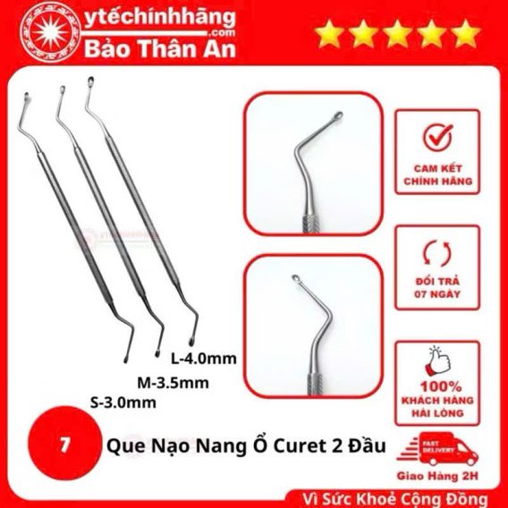 Dụng Cụ Thìa Nạo Curettes 27 Dụng Cụ Thìa Nạo Curettes