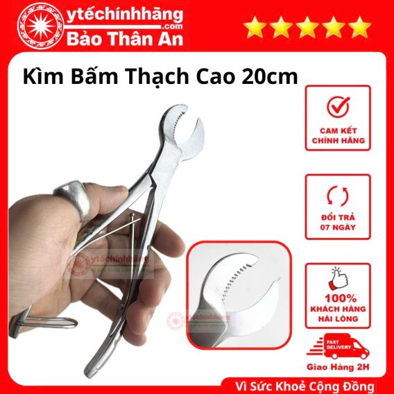 Thước Đo Khoảng Implant 0-80mm 15 Kìm Bấm Thạch Cao 20cm