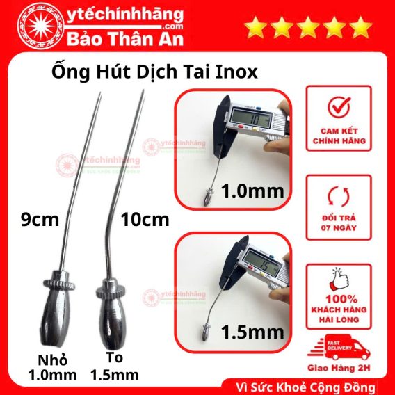 Ống Hút Dịch Tai 9 Ống Hút Dịch Tai
