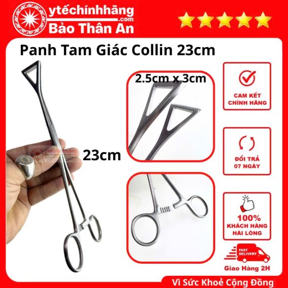 Panh Tam Giác Collin 23cm 10 Panh Tam Giác Collin 23cm