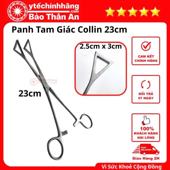 Panh Tam Giác Collin 23cm 9 Panh Tam Giác Collin 23cm